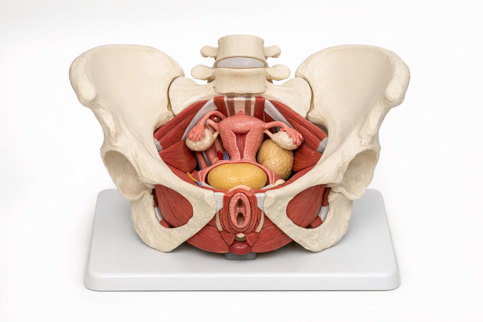 zdjęcie anatomiczne dna miednicy - model edukacyjny